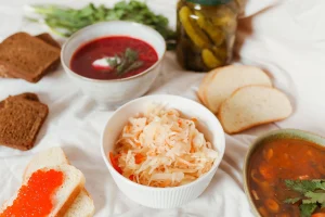 Fermented vegetables with probiotics for men’s gut health, microbiome balance, digestion, and beneficial bacteria