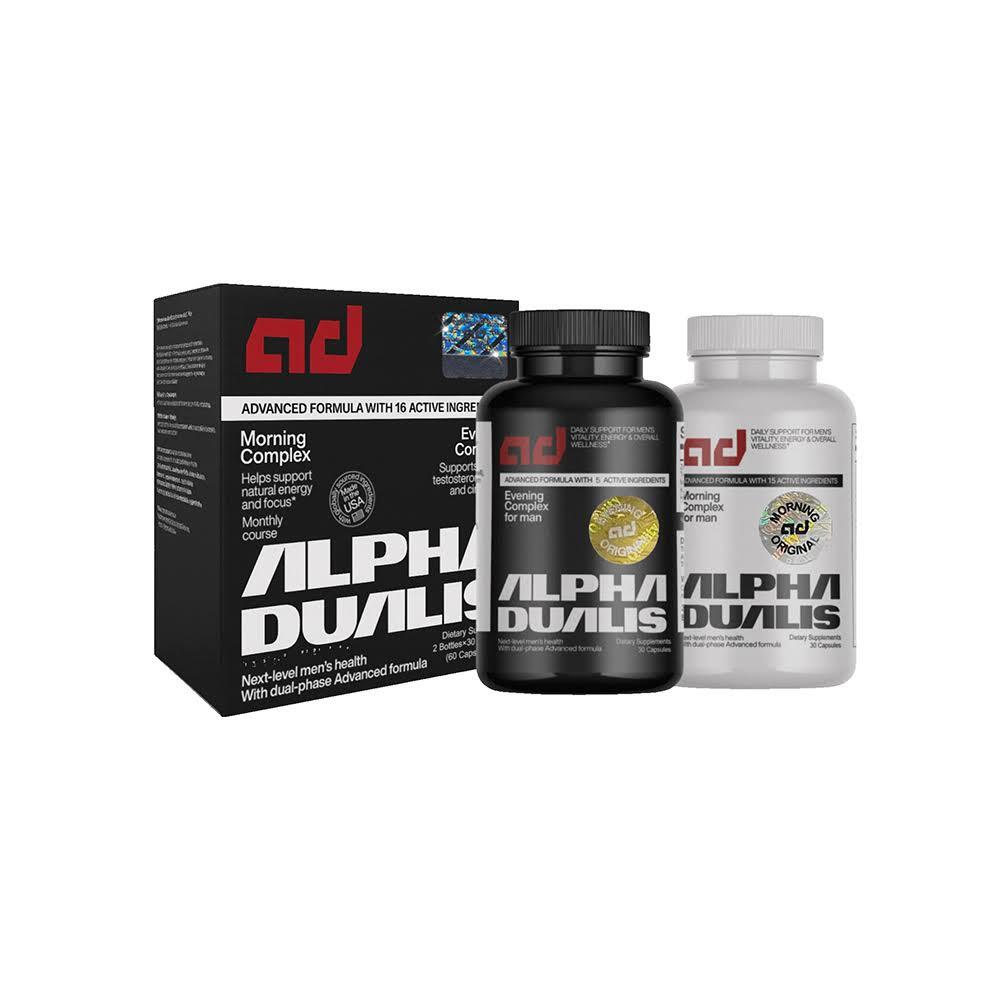 Alpha Dualis – 30-Day Dietary Supplement (AM & PM Capsules)